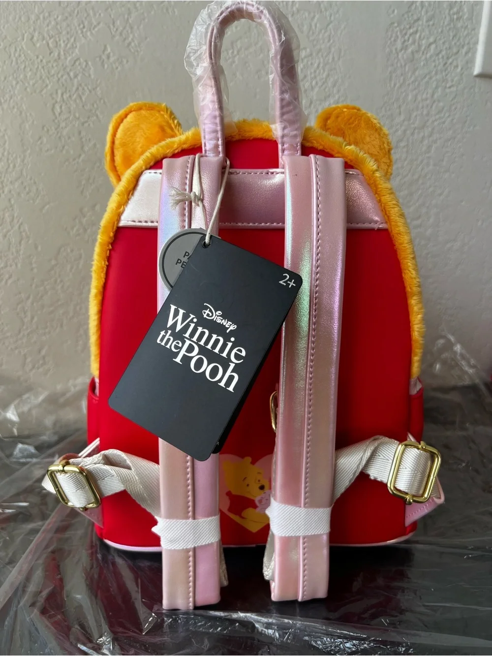 Loungefly Disney Winnie The Pooh & Piglet Love Letter Cosplay Mini Backpack NWT